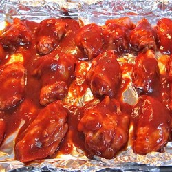 kitchen sink barBQ wings