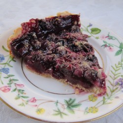 blueberry thyme tart