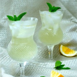 Meyer lemon mojito