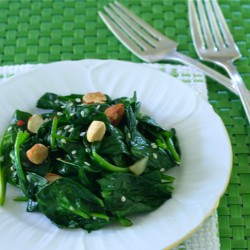 Chilled Sesame Spinach